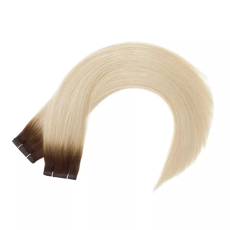 Grade 12A Cuticle Intact Flat Weft Popular Flat Weft Remy Hair Extensions